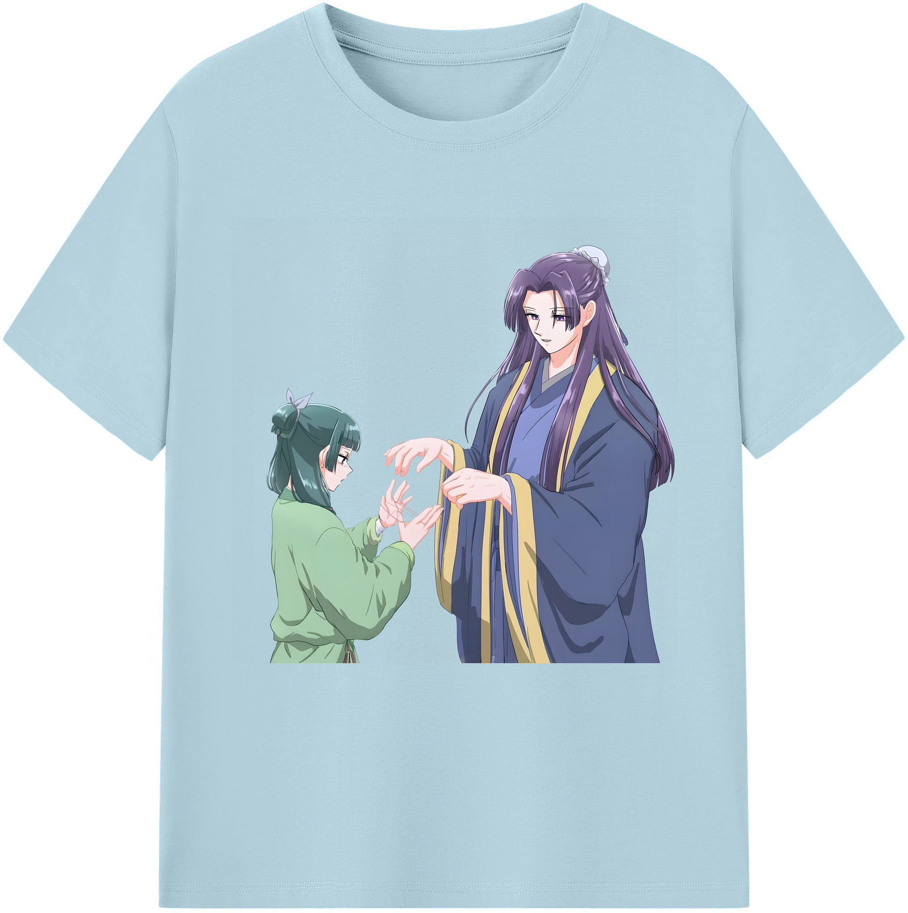 （画像用） 薬屋のひとりごと The Apothecary Diaries 綿100％半袖Tシャツ（フロントプリント）